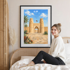 Al Ain - UAE - Travel Art Print Wall Deco Poster