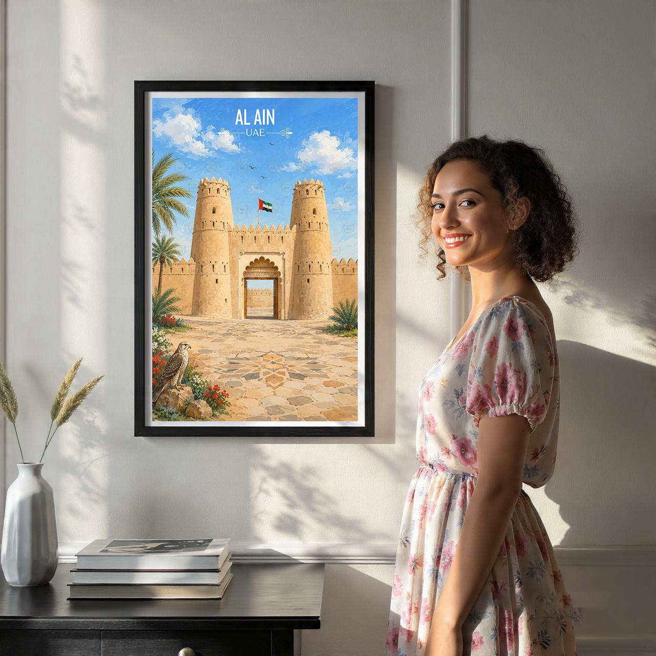 Al Ain - UAE - Travel Art Print Wall Deco Poster