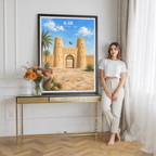 Al Ain - UAE - Travel Art Print Wall Deco Poster