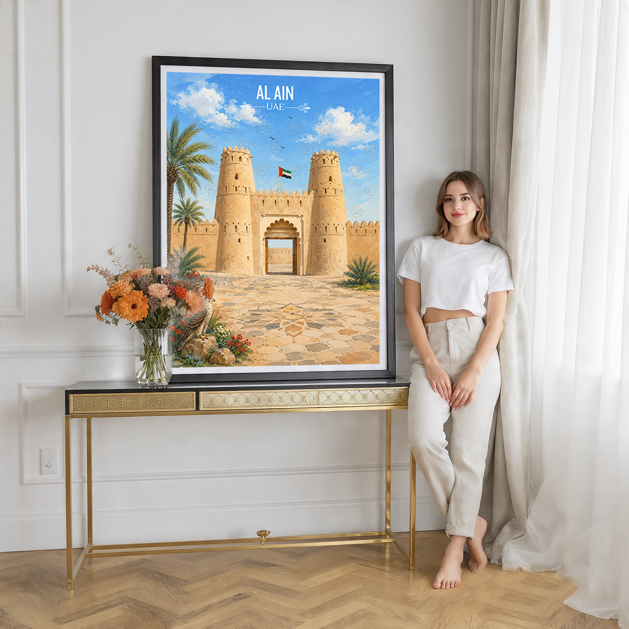Al Ain - UAE - Travel Art Print Wall Deco Poster