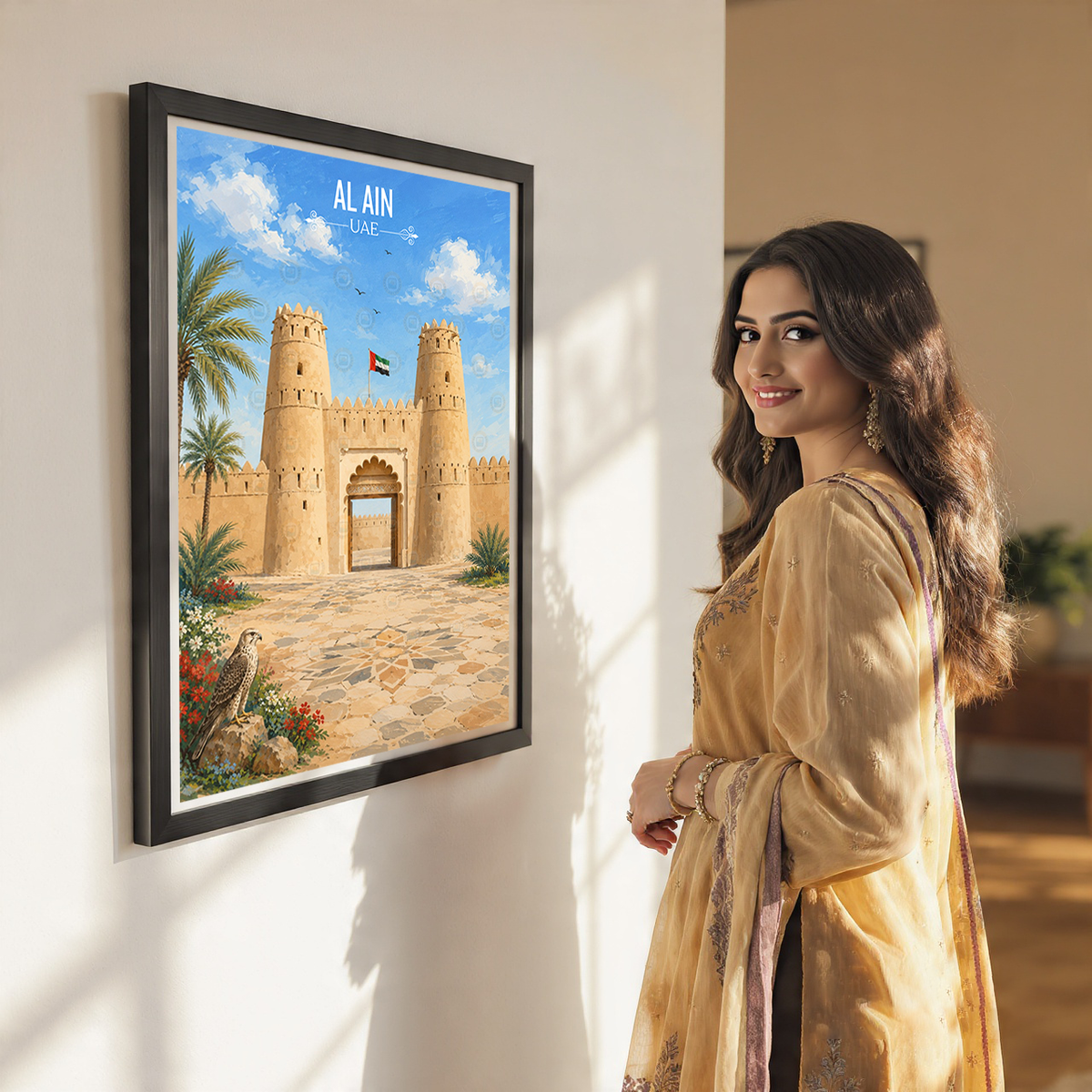 Al Ain - UAE - Travel Art Print Wall Deco Poster