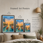 Al Qasba - UAE - Travel Art Print Wall Deco Poster