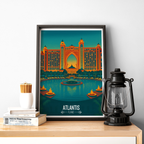 Atlantis, Palm Jumeirah - UAE - Travel Art Print Wall Deco Poster