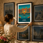 Atlantis, Palm Jumeirah - UAE - Travel Art Print Wall Deco Poster