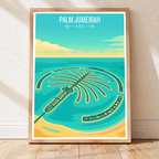 Atlantis, Palm Jumeirah - UAE - Travel Art Print Wall Deco Poster