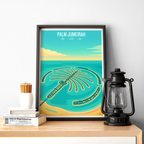 Atlantis, Palm Jumeirah - UAE - Travel Art Print Wall Deco Poster