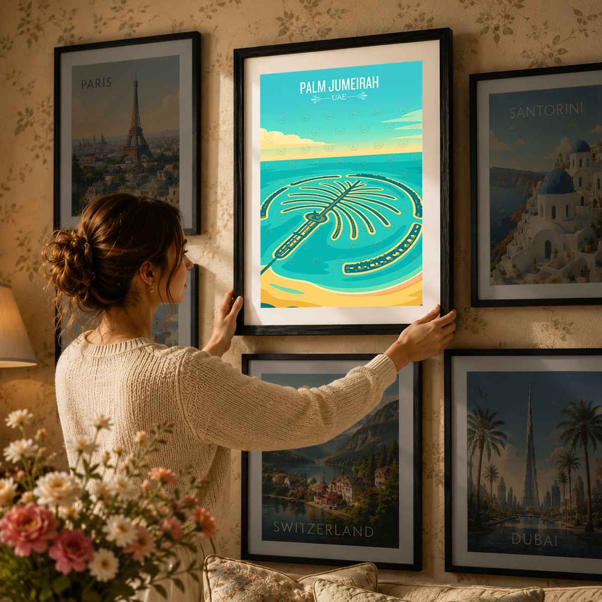 Atlantis, Palm Jumeirah - UAE - Travel Art Print Wall Deco Poster