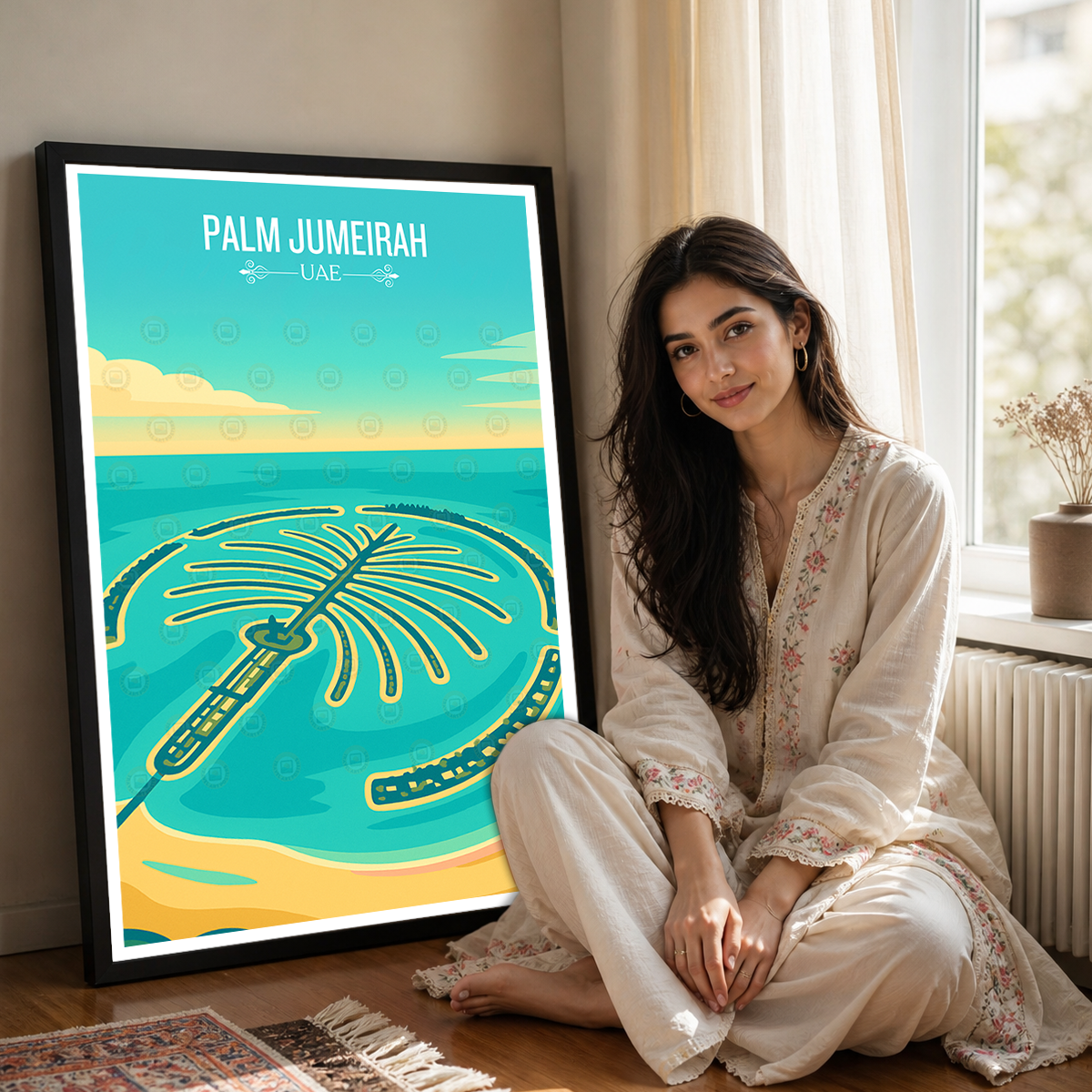 Atlantis, Palm Jumeirah - UAE - Travel Art Print Wall Deco Poster