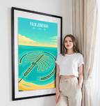 Atlantis, Palm Jumeirah - UAE - Travel Art Print Wall Deco Poster