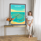Atlantis, Palm Jumeirah - UAE - Travel Art Print Wall Deco Poster