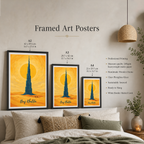 Burj Khalifa - UAE - Travel Art Print Wall Deco Poster