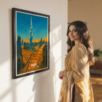 Dubai - UAE - Travel Art Print Wall Deco Poster