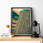 Dubai Mall - UAE - Travel Art Print Wall Deco Poster