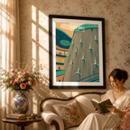 Dubai Mall - UAE - Travel Art Print Wall Deco Poster