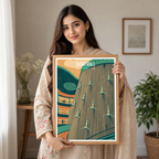 Dubai Mall - UAE - Travel Art Print Wall Deco Poster