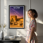 Ras Al Khaima - UAE - Travel Art Print Wall Deco Poster - Travel Art Poster Print