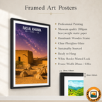 Ras Al Khaima - UAE - Travel Art Print Wall Deco Poster - Travel Art Poster Print