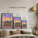 Sharjah - UAE - Travel Art Print Wall Deco Poster - Travel Art Poster Print