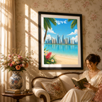 UAE - Travel Art Print Wall Deco Poster - Travel Art Poster Print