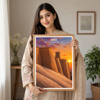 Khiva - Uzbekistan - Travel Poster Vintage Style Wall Art Print - Art Print - Travel Art Poster
