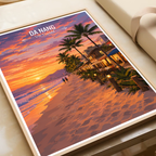 Da Nang - Vietnam - Travel Poster Vintage Style Wall Art Print - Art Print - Travel Art Poster