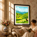 Ha Giang - Vietnam - Travel Poster Vintage Style Wall Art Print - Art Print - Travel Art Poster
