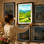 Ha Giang - Vietnam - Travel Poster Vintage Style Wall Art Print - Art Print - Travel Art Poster