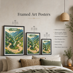 Ha Giang - Vietnam - Travel Poster Vintage Style Wall Art Print - Art Print - Travel Art Poster
