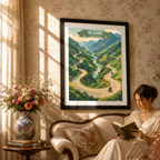Ha Giang - Vietnam - Travel Poster Vintage Style Wall Art Print - Art Print - Travel Art Poster