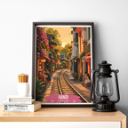 Hanoi - Vietnam - Travel Poster Vintage Style Wall Art Print - Art Print - Travel Art Poster