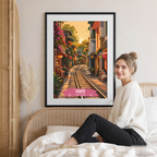 Hanoi - Vietnam - Travel Poster Vintage Style Wall Art Print - Art Print - Travel Art Poster