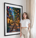 Hanoi - Vietnam - Travel Poster Vintage Style Wall Art Print - Art Print - Travel Art Poster