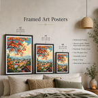 Hanoi - Vietnam - Travel Poster Vintage Style Wall Art Print - Art Print - Travel Art Poster