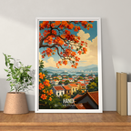 Hanoi - Vietnam - Travel Poster Vintage Style Wall Art Print - Art Print - Travel Art Poster