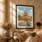 Hue - Vietnam - Travel Poster Vintage Style Wall Art Print - Art Print - Travel Art Poster
