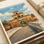 Hue - Vietnam - Travel Poster Vintage Style Wall Art Print - Art Print - Travel Art Poster