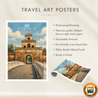 Hue - Vietnam - Travel Poster Vintage Style Wall Art Print - Art Print - Travel Art Poster