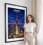 Landmark 81 - Vietnam - Travel Poster Vintage Style Wall Art Print - Art Print - Travel Art Poster
