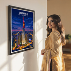 Landmark 81 - Vietnam - Travel Poster Vintage Style Wall Art Print - Art Print - Travel Art Poster