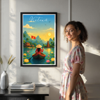 Vietnam - Travel Poster Vintage Style Wall Art Print - Art Print - Travel Art Poster