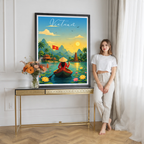 Vietnam - Travel Poster Vintage Style Wall Art Print - Art Print - Travel Art Poster