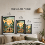 Vietnam - Travel Poster Vintage Style Wall Art Print - Art Print - Travel Art Poster