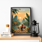 Vietnam - Travel Poster Vintage Style Wall Art Print - Art Print - Travel Art Poster