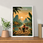 Vietnam - Travel Poster Vintage Style Wall Art Print - Art Print - Travel Art Poster