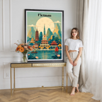 Vietnam - Travel Poster Vintage Style Wall Art Print - Art Print - Travel Art Poster