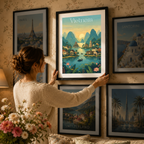 Vietnam - Travel Poster Vintage Style Wall Art Print - Art Print - Travel Art Poster