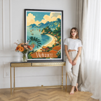 Vietnam - Travel Poster Vintage Style Wall Art Print - Art Print - Travel Art Poster