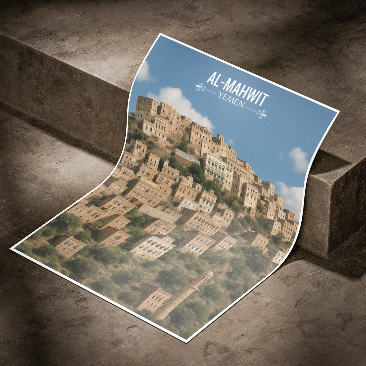 Al-Mahwit Mountains - Yemen - Travel Wall Art Print - Art Print - Travel Art Poster