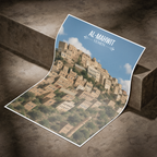 Al-Mahwit Mountains - Yemen - Travel Wall Art Print - Art Print - Travel Art Poster