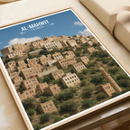 Al-Mahwit Mountains - Yemen - Travel Wall Art Print - Art Print - Travel Art Poster